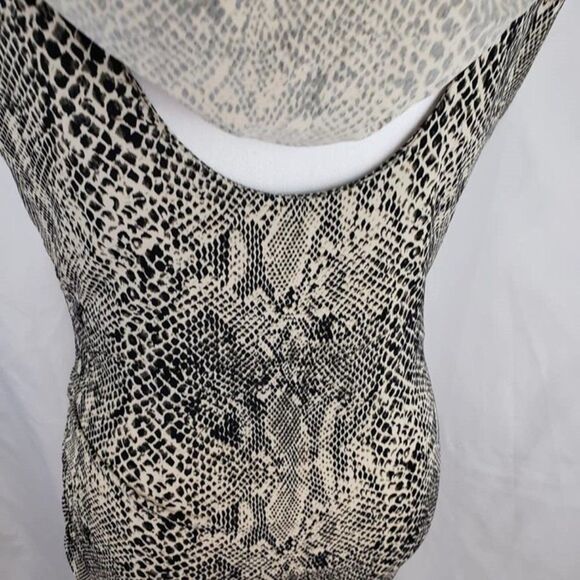 Michael Michael Kors Snakeskin Cowl-Neck Sleeveless Top – Small - Picture 12 of 14